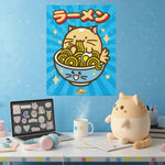 Fuzzballs Ramen Bowl 30 x 40cm Collector Print
