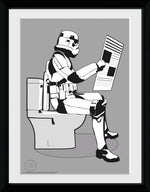 GB eye Original Stormtrooper Storm Pooper 30 x 40cm Framed Collector Print