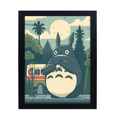 GB Posters Forest Monster 30 x 40cm Framed Collector Print
