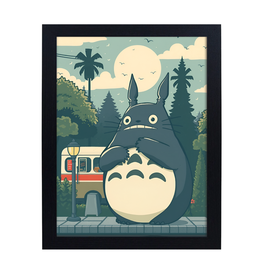 GB Posters Forest Monster 30 x 40cm Framed Collector Print
