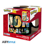 POKEMON - Mug Heat Change - 460ml - "Gotta catch em all" card x2