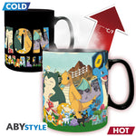 POKEMON - Mug Heat Change - 460ml - "Gotta catch em all" card x2