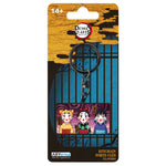 ABYstyle Demon Slayer Sumiko, Zenko & Inoko Metal Keychain