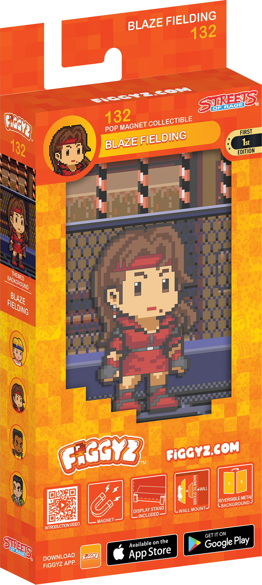 FiGGYZ Streets of Rage Blaze Fielding 11cm Collectible Pop Magnet