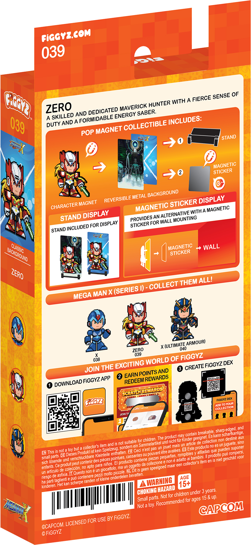 FiGGYZ Mega Man Zero 11cm Collectible Pop Magnet