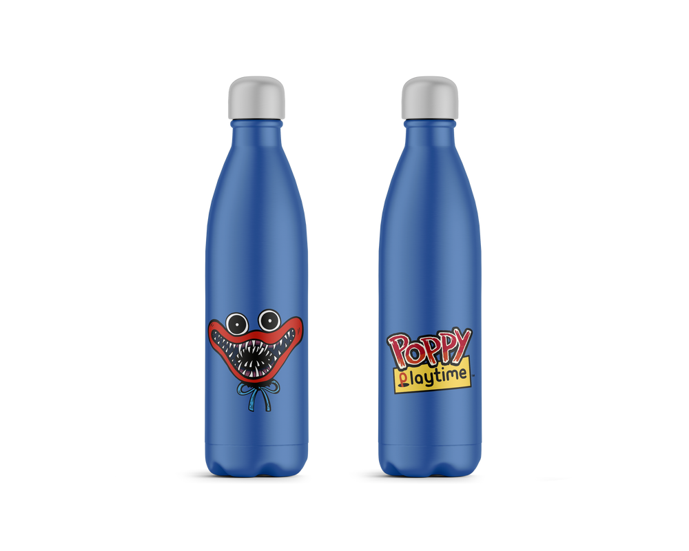 POPPY PLAYTIME Blue Huggy Wuggy 500ml Canteen Stainless Steel Bottle