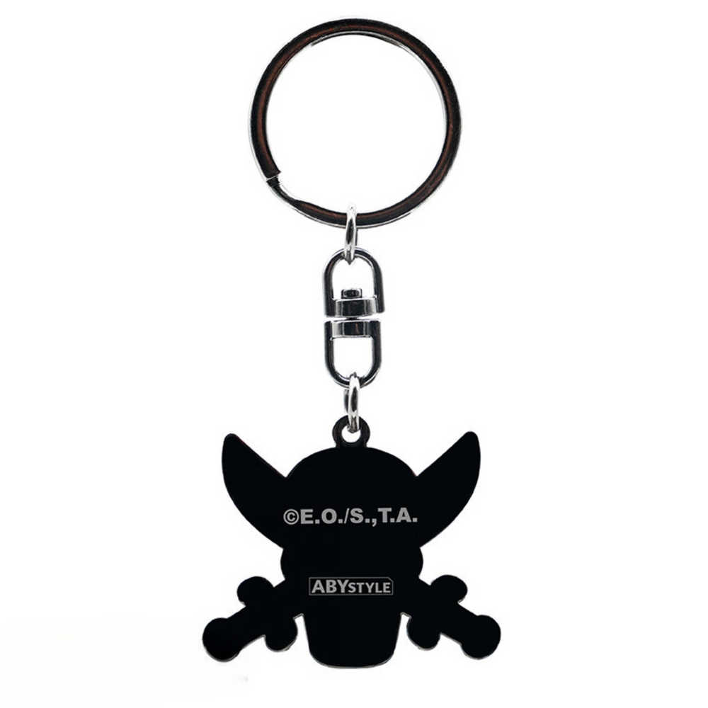 One Piece Skull Shanks Metal Keychain