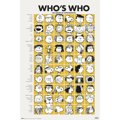 Snoopy Whos Who 61 x 91.5cm Maxi Poster	