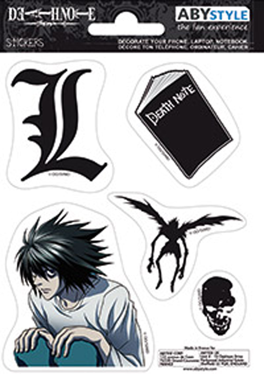 ABYstyle Death Note Icons 2 Sheet Sticker Set