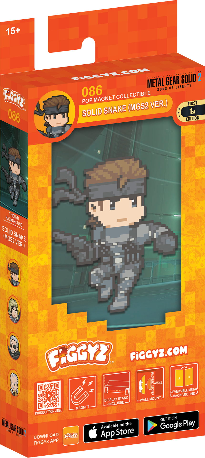 FIGGYZ Metal Gear Solid Solid Snake 11cm Collectible Pop Magnet
