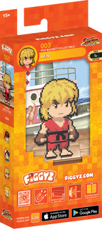 FIGGYZ Street Fighter Ken 11cm Collectible Pop Magnet