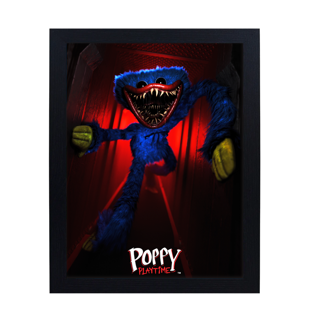 POPPY PLAYTIME Huggy Wuggy 30 x 40cm Framed Print