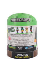 Cable Guys Holdems Minecraft Zombie Mini Phone Stand and Device Holder