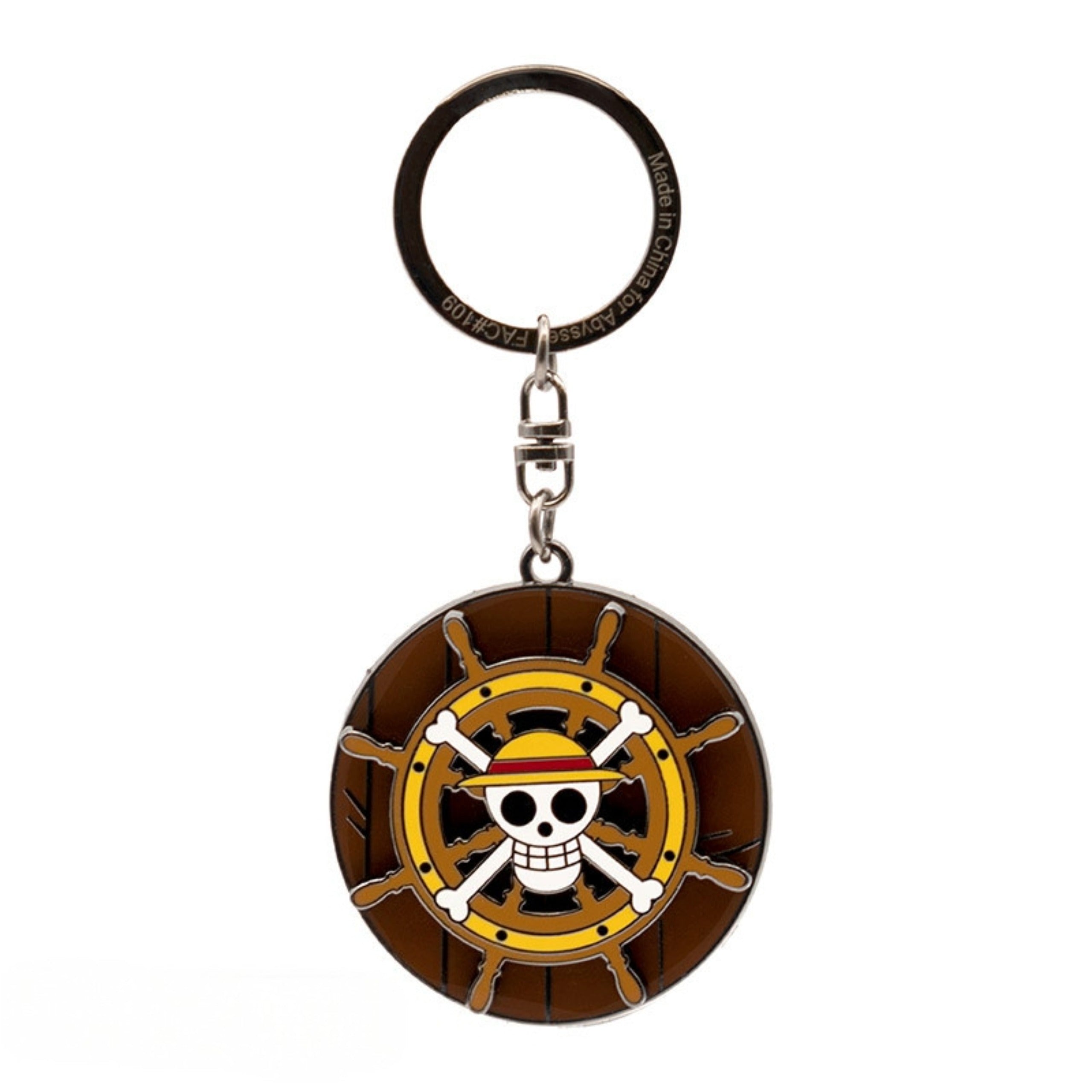 One Piece Thousand Sunny's Helm 3D Premium Metal Keychain