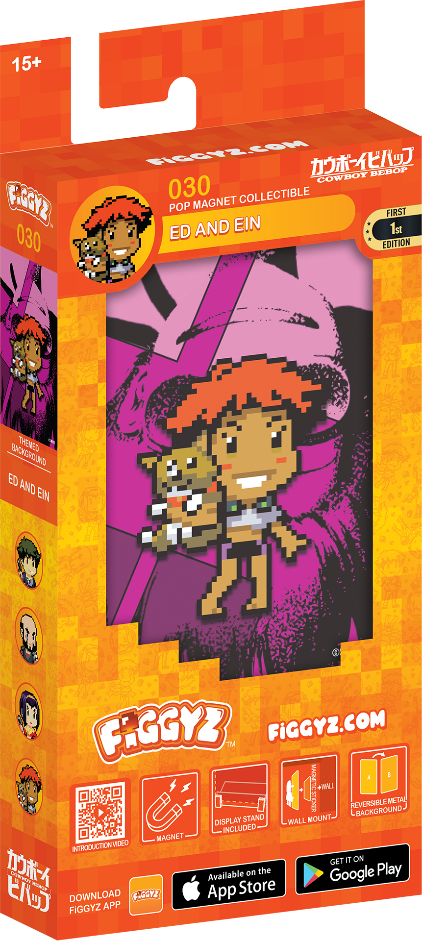 FiGGYZ Cowboy Bebop Ed & Ein 11cm Collectible Pop Magnet