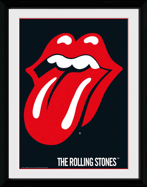 GB eye The Rolling Stones Lips 30 x 40cm Framed Collector Print