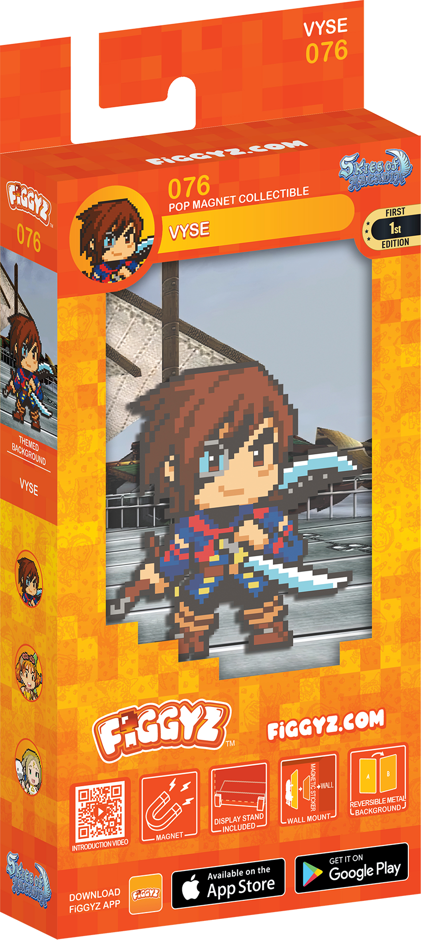 FiGGYZ Skies of Arcadia Vyse 11cm Collectible Pop Magnet