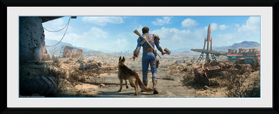 GB eye Fallout Sole Survivor Male 30 x 75cm Framed Collector Print