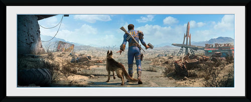 GB eye Fallout Sole Survivor Male 30 x 75cm Framed Collector Print