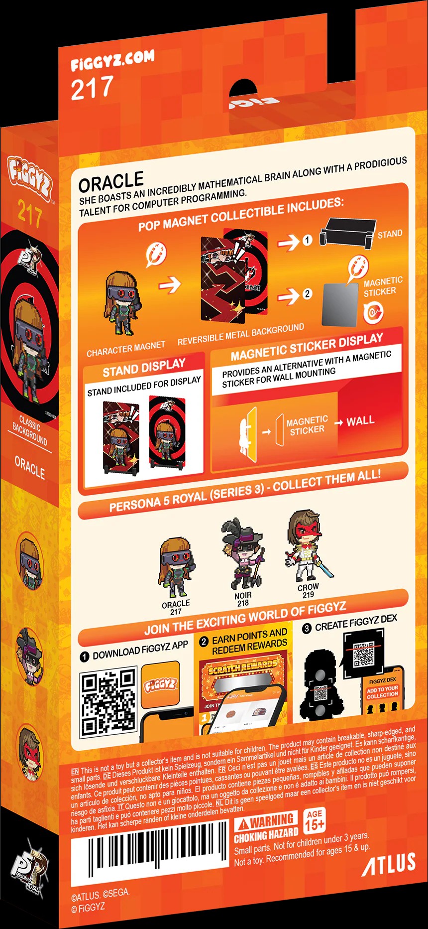 FiGGYZ Persona 5 Oracle 11cm Collectible Pop Magnet