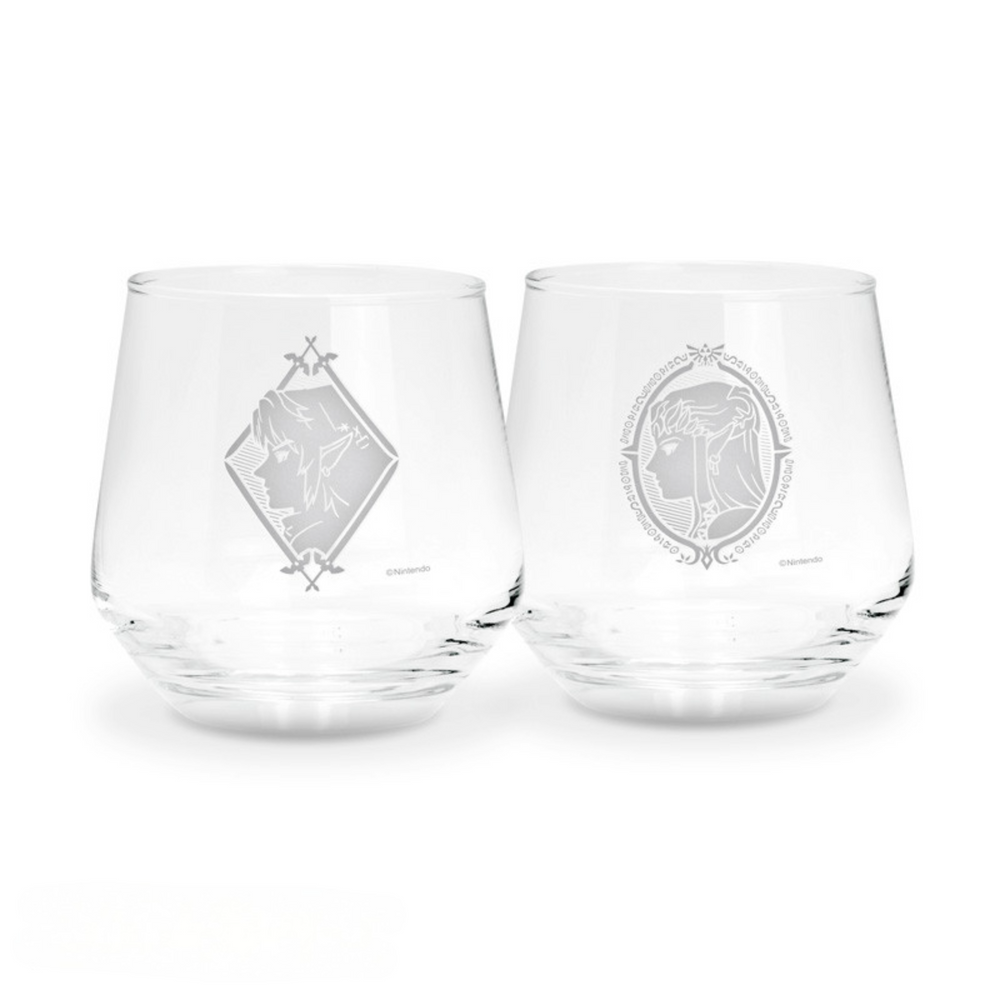 The Legend of Zelda Zelda & Link - 2 Glass Set