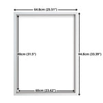GB Eye Contemporary Wooden White Picture Frame - 60 x 80cm