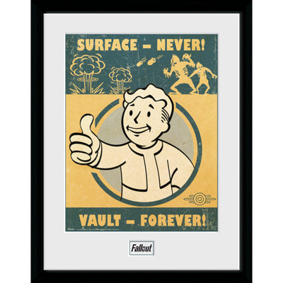GB eye Fallout 4 Vault Forever 30 x 40cm Framed Collector Print