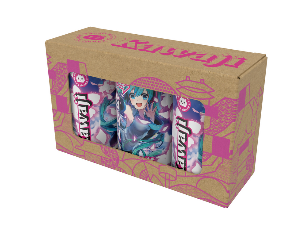 Hatsune Miku Electric Blue - Blueberry Flavour Soda