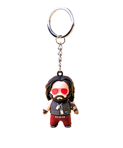 Cyberpunk 2077 Johny Silverhand 3D Premium Keychain