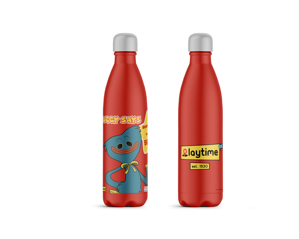 POPPY PLAYTIME Take Breaks Red 500ml Canteen Stainless Steel Bottle
