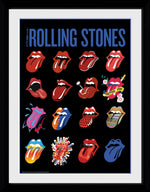 GB eye The Rolling Stones Tongues 30 x 40cm Framed Collector Print