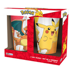 ABystyle Pokemon Pikachu & Charizard 2 Glass Set