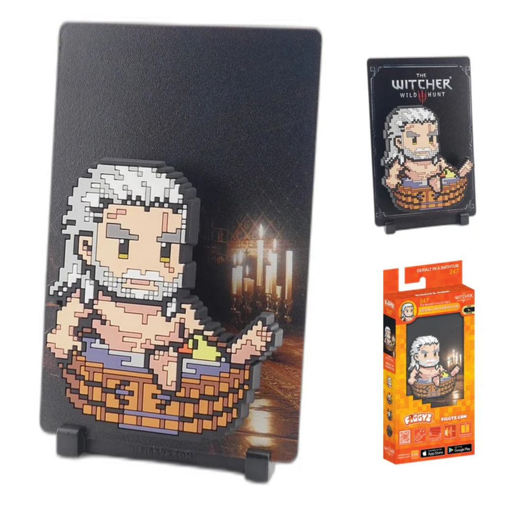 FiGGYZ The Witcher Geralt in a Bathtub 11cm Collectible Pop Magnet