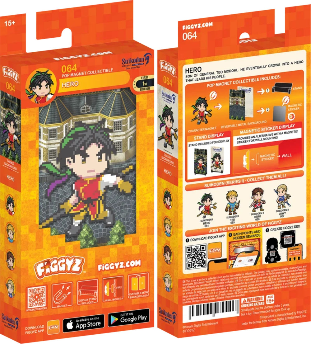 FiGGYZ Suikoden Hero 11cm Collectible Pop Magnet
