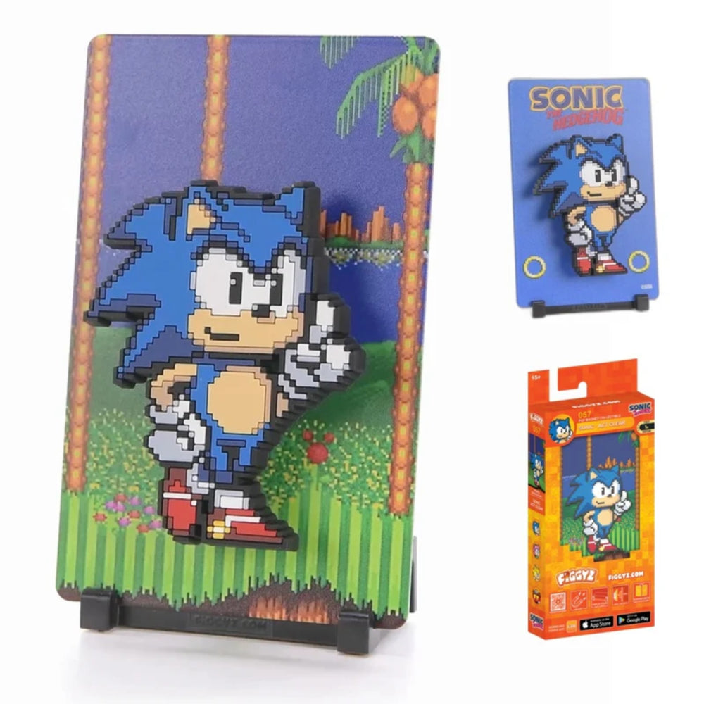 FiGGYZ Sonic the Hedgehog Sonic Act Clear 11cm Collectible Pop Magnet
