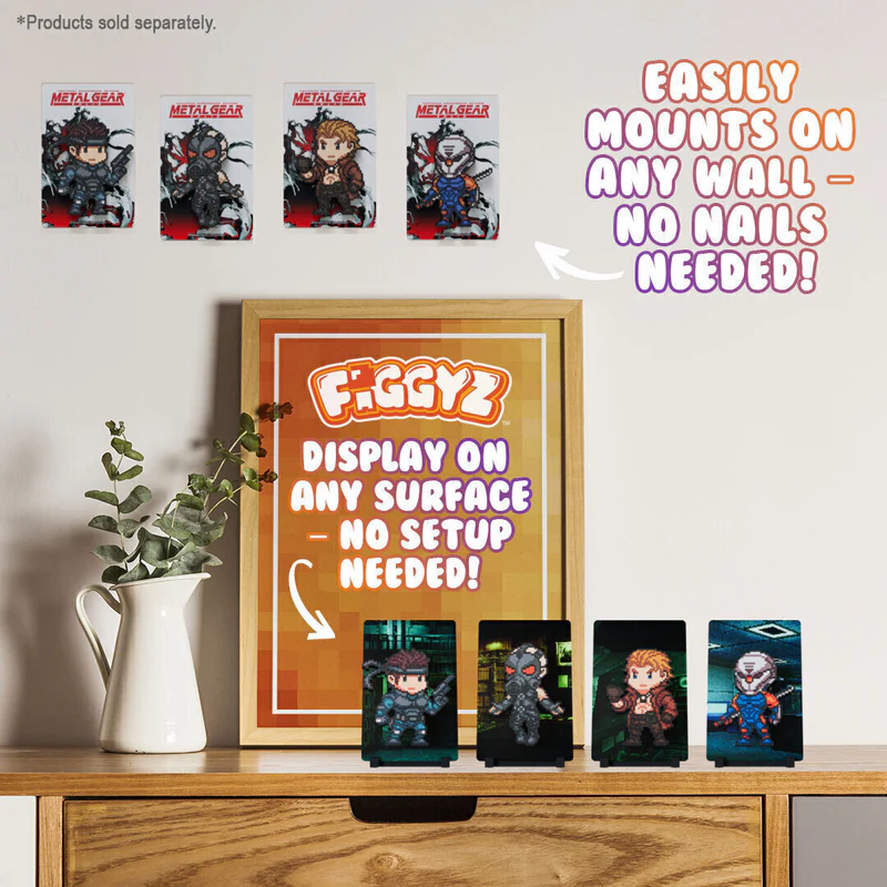 FiGGYZ Metal Gear Solid Snake 11cm Collectible Pop Magnet