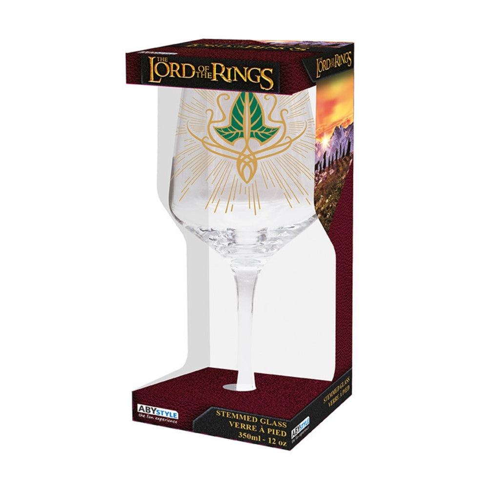 The Lord of The Rings Lorien Leaf Stemmed Glass