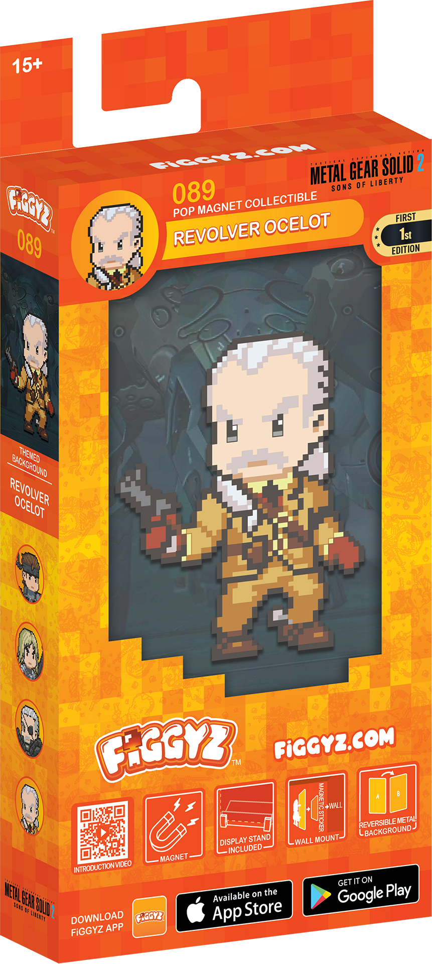 metal gear solid revolver ocelot Metal Gear Solid Revolver Ocelot 11cm Collectible Pop Magnet