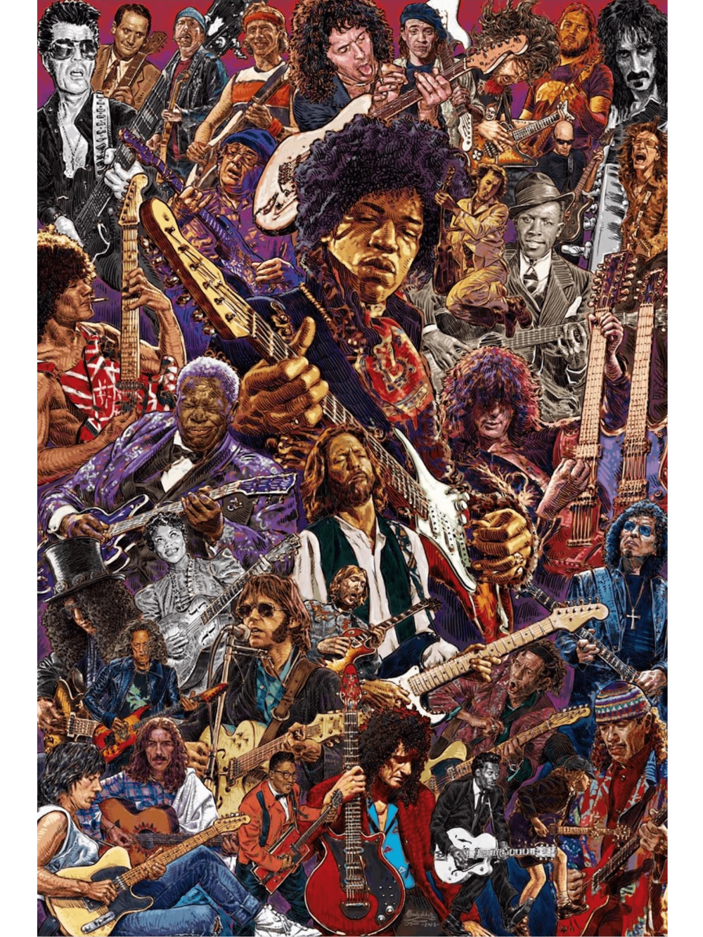 Erik Legendary Guitarists 61 x 91.5cm Maxi Poster