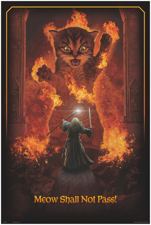 Tate - Meow Shall Not Pass - Maxi Poster