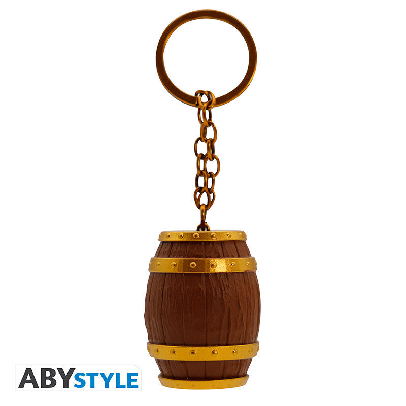 ONE PIECE  3D Barrel Keychain