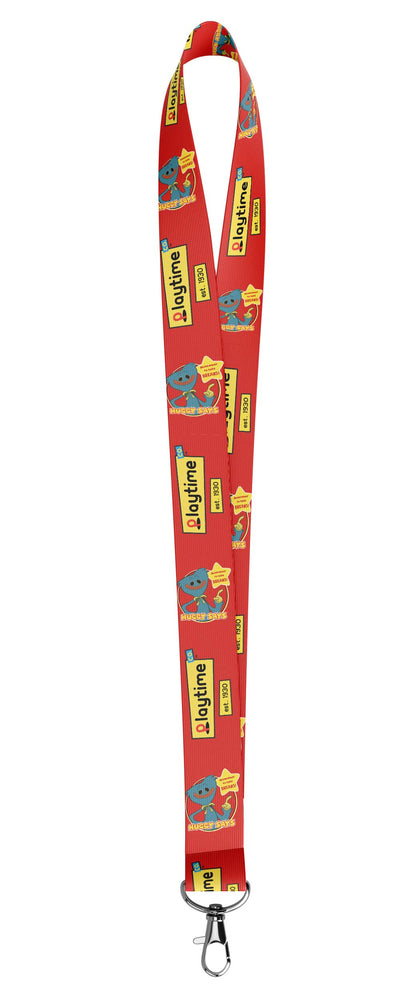 POPPY PLAYTIME Take Breaks Red  Lanyard