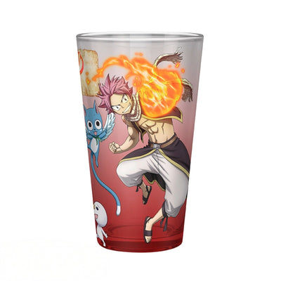 ABYstyle Fairy Tail Natsu, Lucy, Happy & Plue 400ml Glass