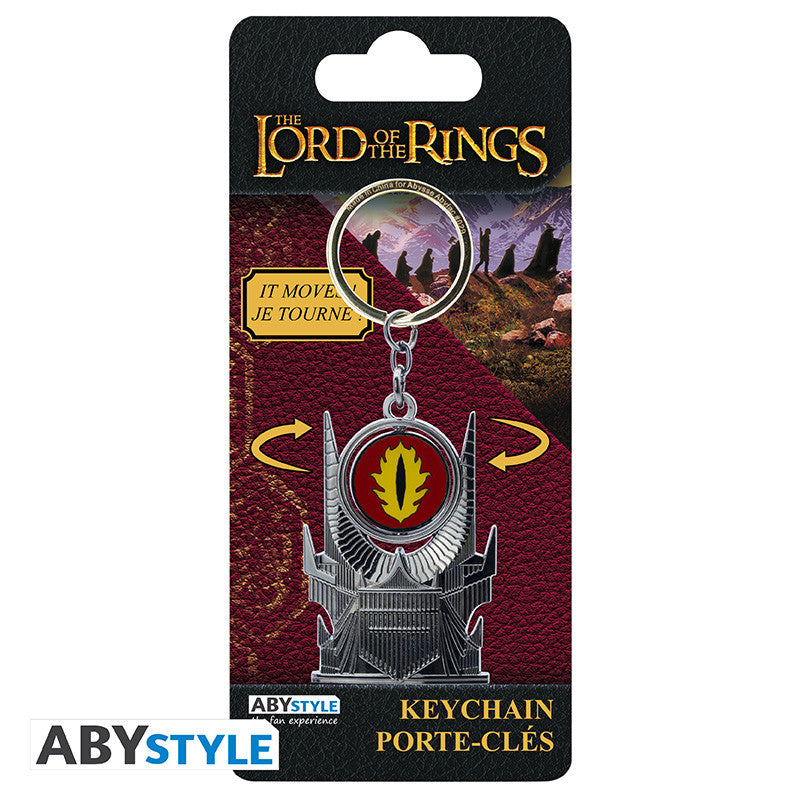LORD OF THE RINGS Moving  Sauron tower Keychain