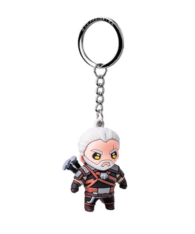 The Witcher Geralt of Rivia 3D Premium Keychain