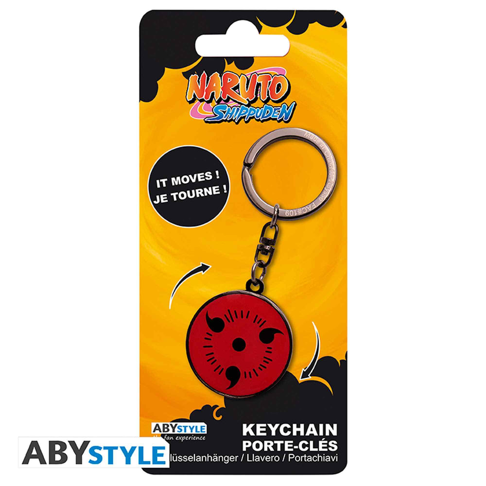 Naruto Sharingan Metal Keychain