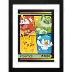 GB eye Pokemon Scarlet & Violet Starters 30 x 40cm Framed Collector Print