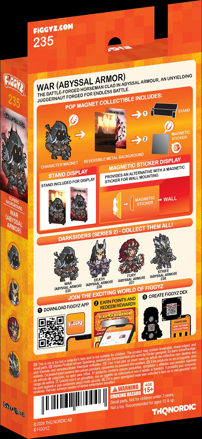 FiGGYZ Darksiders War (Abyssal Armour) 11cm Collectible Pop Magnet