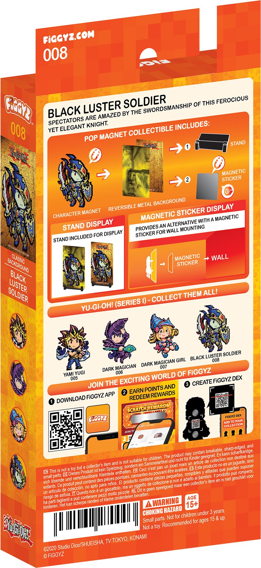 FiGGYZ Yu-Gi-Oh! Black Luster Soldier 11cm Collectible Pop Magnet