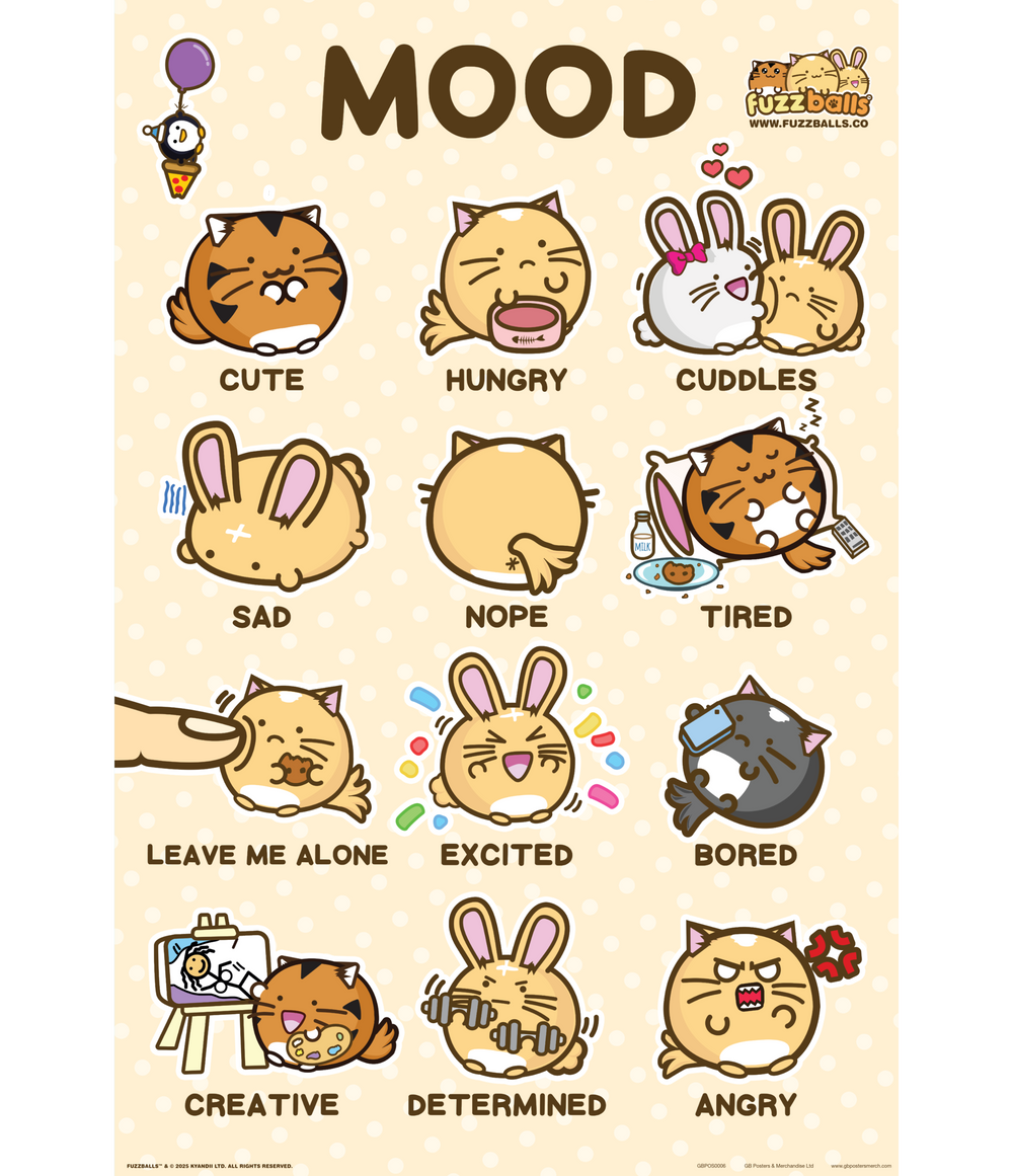 Fuzzballs Mood 61 x 91.5cm Maxi Poster
